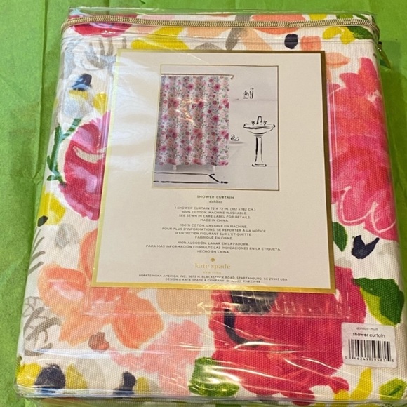 kate spade Bath Kate Spade Dahlias Shower Curtain Hooks Liner
